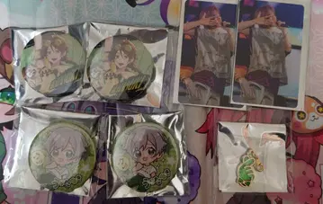 우라시마사카타센 우라타누키 WARN12G 포토 카드 야샤 혜택 캔뱃지