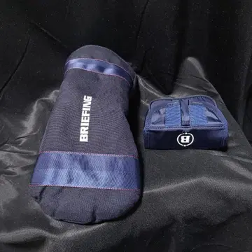 BRIEFING 헤드커버 세트 네이비 드라이버 / 하프 말렛