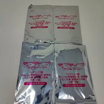 러브 라이브 선샤인 Blu-ray 구매 혜택 아크릴 스탠드 4개 세트