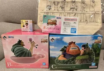 원피스 드라마틱 메모리즈 제일복권 4점 묶음 판매 B, C, E, F상