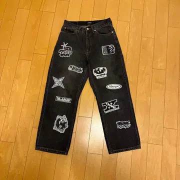 XLARGE 패치워크 디자인 데님 30