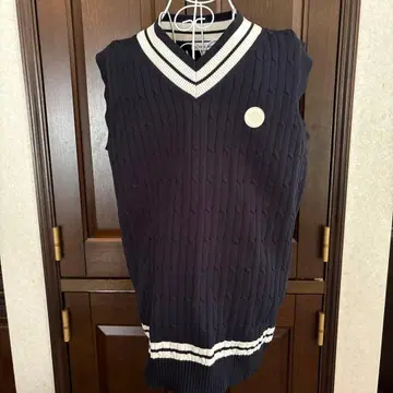 Orobianco 남성용 네이비 니트 베스트