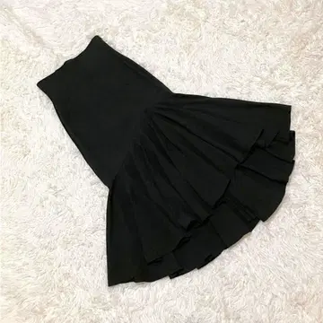 [스나이델] (1) 하이웨스트 헴 볼륨 스커트 어른스럽고 세련된 고급