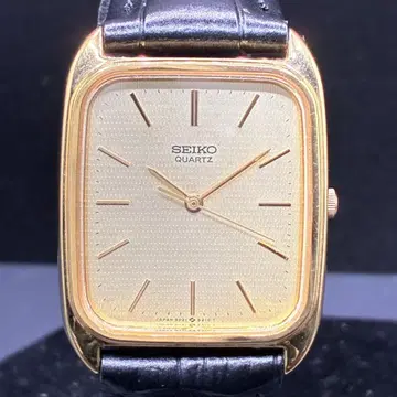배터리 교환 완료 세이코 SEIKO QZ 여성용 손목시계 28mm 골드