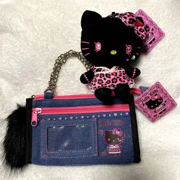 [ 2세트 ] 헬로키티 갸루 마스코트 & 파우치