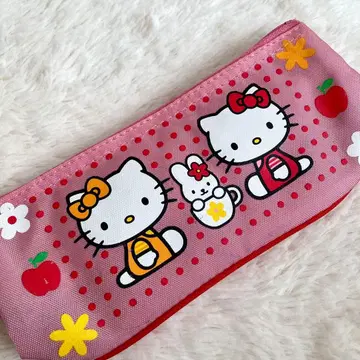 헤이세이 레트로 1998년 산리오 키티&미미 펜 케이스 필통