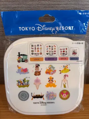 디즈니 아이콘 어트랙션 씰 용기 도시락 타퍼