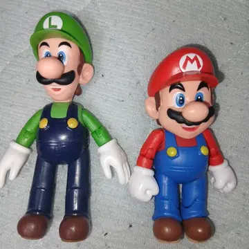 마리오 루이지 가동 피규어 2체 세트