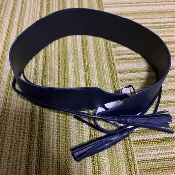 ANAYI 태슬 벨트 네이비 새상품