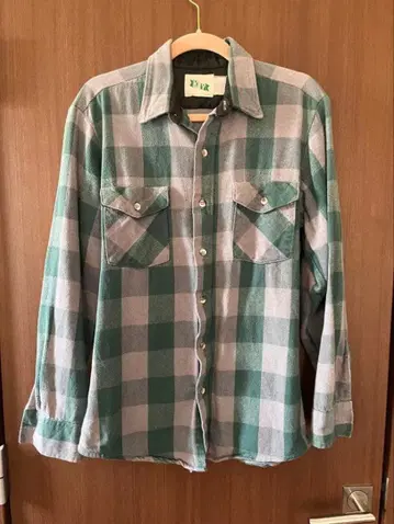 KEY 플란넬 셔츠 90s