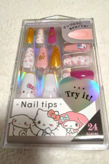 산리오 네일 칩