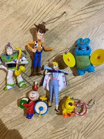 토이 스토리 스트랩 피규어 6개 세트