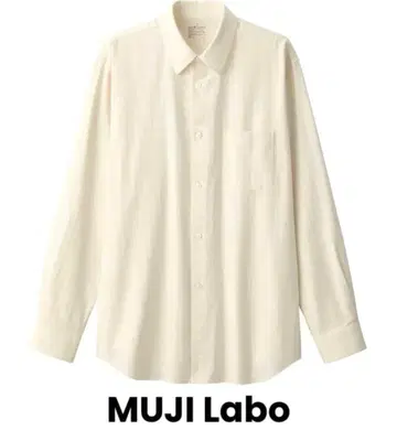 MUJI Labo 무지 라보 기모 트윌 레귤러 카라 셔츠