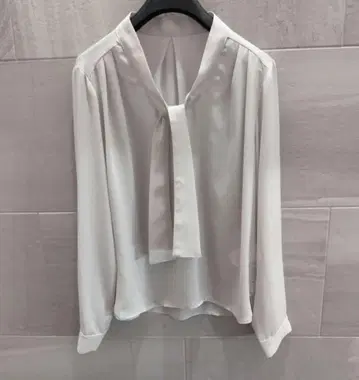 B:MING by BEAMS Platinum 보타이 블라우스 베이지 S