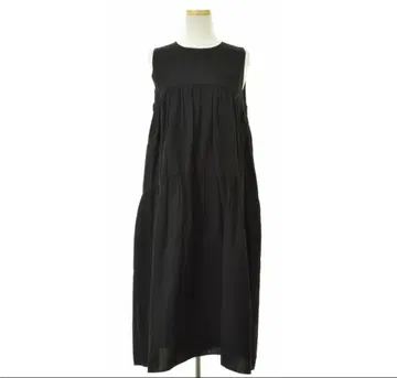 Demi-Luxe BEAMS 슬리브리스 원피스 블랙