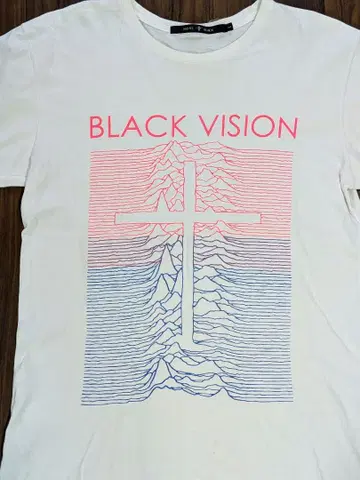 No ID Black x JSF JOY DIVISION 티셔츠 2 화이트