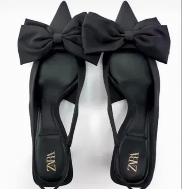 zara 슬링백 리본 펌프스