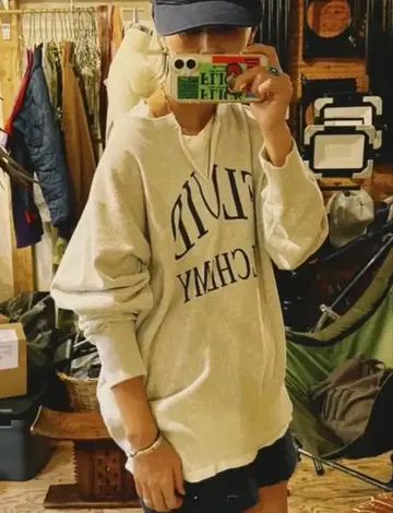 25AW NOWOS 스키퍼 넥 로고 맨투맨 Sweat shirt