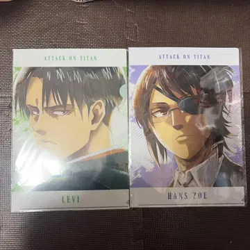 진격의 거인 리바이 한지 Ani-Art aqua label 클리어 파일