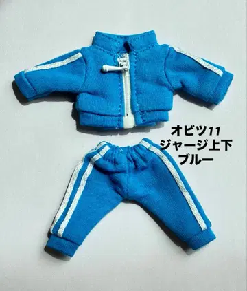 오비츠11 넨도로이드 피코니모p 저리 상하의 세트 블루 파랑 의류