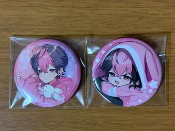 시쿠포니 LAN 네무네무 캔뱃지 2개 세트