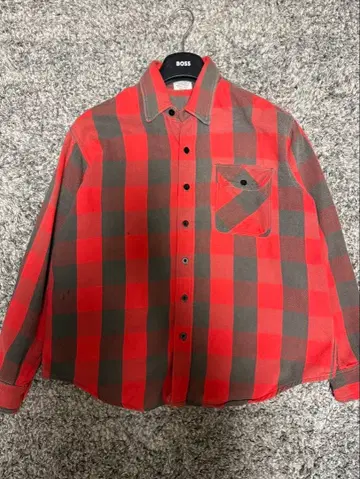 버팔로 체크 셔츠 made in USA