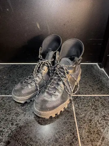 German Military Trainer 블랙 미드컷