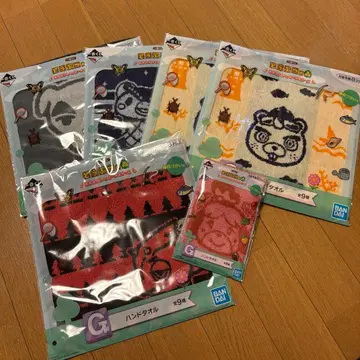 동물의 숲 제일복권 G상 핸드 타월 세트