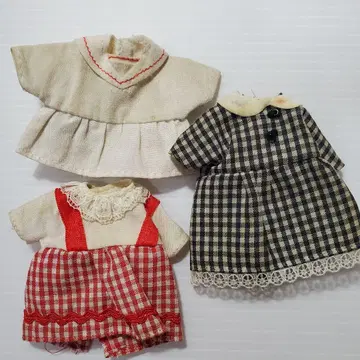 미키짱 마키짱 초기 다코짱 택 의류 3벌 세트 초대 2대 리카짱