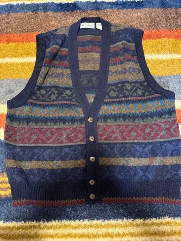 90s 빈티지 ALFANI 이탈리아제 니트 베스트