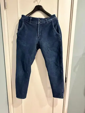 할리우드 런치마켓 WORKERS 다크 블루 슬림 핏 데님