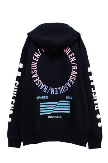 뱅드림! x 게키쿠로 DI:VISION x 파레오 콜라보 한정판 후드티