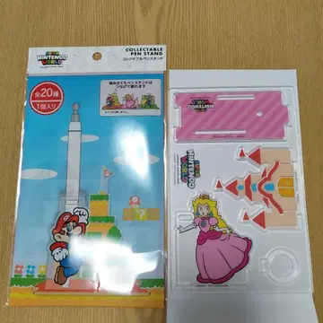 [ 익명 배송 ] USJ 슈퍼 닌텐도 월드 컬렉터블 펜 스탠드 피치