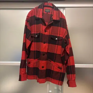 PENDLETON 울 플란넬 셔츠 L 사이즈 빨검 체크