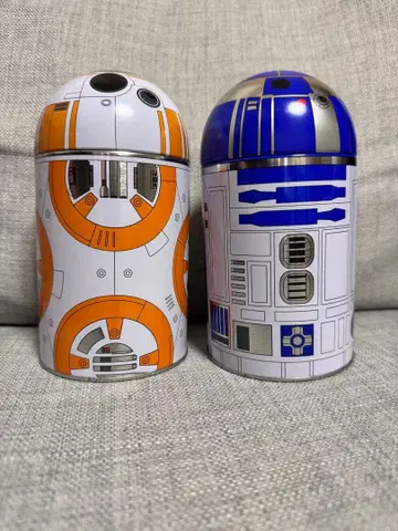 BB-8 R2-D2 캐릭터 캔 2개 세트