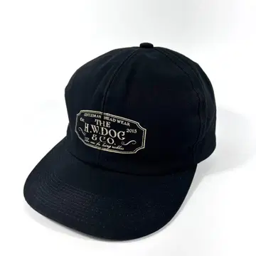 새상품급 H.W.DOG & CO. 트래커 캡 종이 택 38 블랙