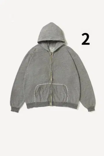 Vintage Light Weight Zip Sweat Hoodie 2