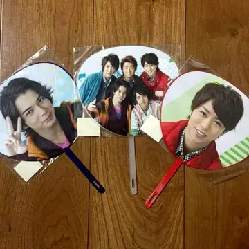 [미개봉 새상품] 아라시 10-11 Scene 미니 부채 3종 세트
