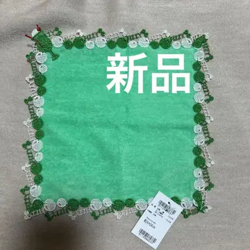 치카자와 레이스 손수건 크림 소다