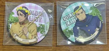 골든 카무이 TOPPA 캔뱃지 코이토 츠키시마 들놀이