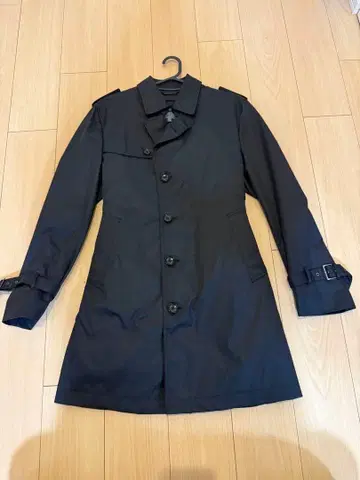 캘빈 클라인 블랙 트렌치코트 M