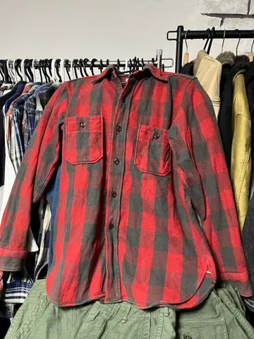 웨어하우스 헤비 플란넬 셔츠