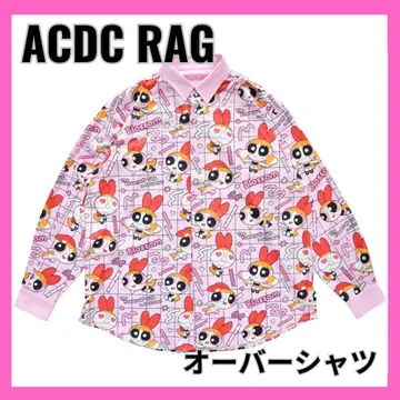 미사용 새상품 ACDC RAG 파워퍼프걸 오버 셔츠