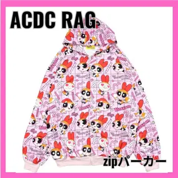 새상품급 ACDC RAG 파워퍼프걸스 zip 후드티