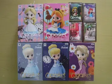 디즈니 Qposket 9세트 신데렐라 앨리스 아리엘 외