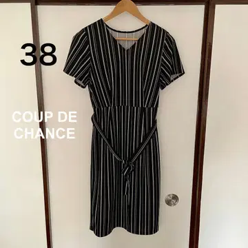 [ 미사용 ] COUP DE CHANCE 쿠 드 샹스 원피스 38