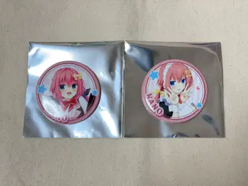 마도소프트 카페 토키와 카노 캔뱃지 2종 세트 하미다시 크리에이티브