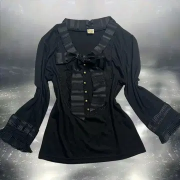 00s 리본 레이스 프릴 다크코어 고스로리 공주 다크코케트