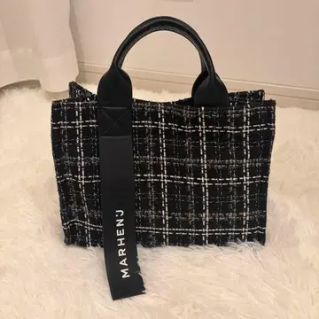 MARHEN.J 리코 미니 트위드 토트백