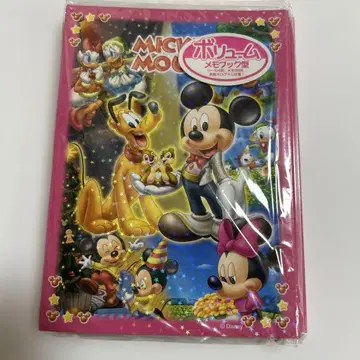 미사용 미개봉 새상품 미키마우스 볼륨북형 메모 씰 헤이세이 레트로